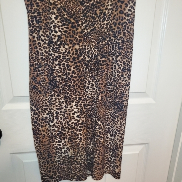Lauren Ralph Lauren Animal Print Faux Wrap Dress Size 4 - Picture 7 of 10